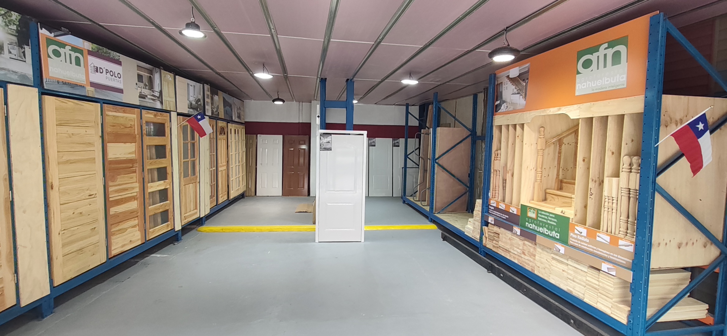 Exhibición Puertas de Madera Maciza Nahuelbuta