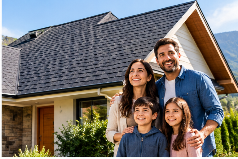 Techo Residencial con Teja Asfáltica Owens Corning